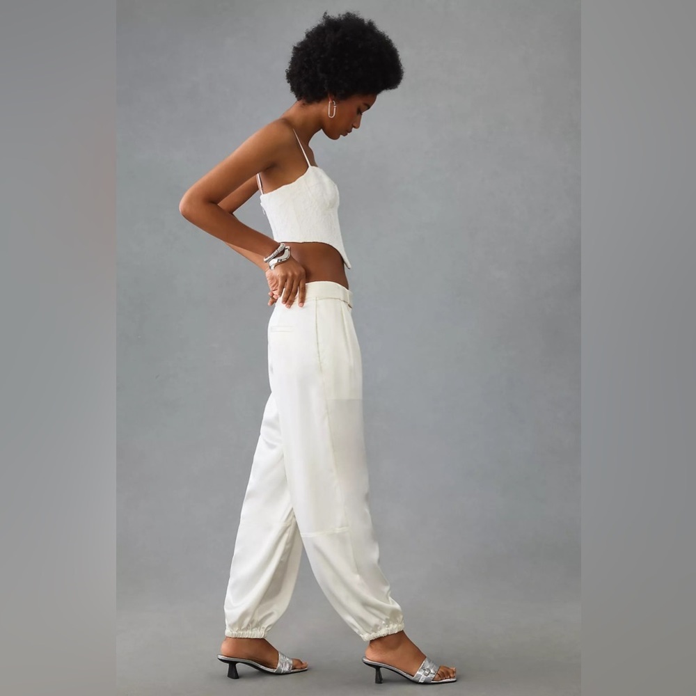 Anthropology Ivory Maeve Parachute Pants - Picture 6 of 6
